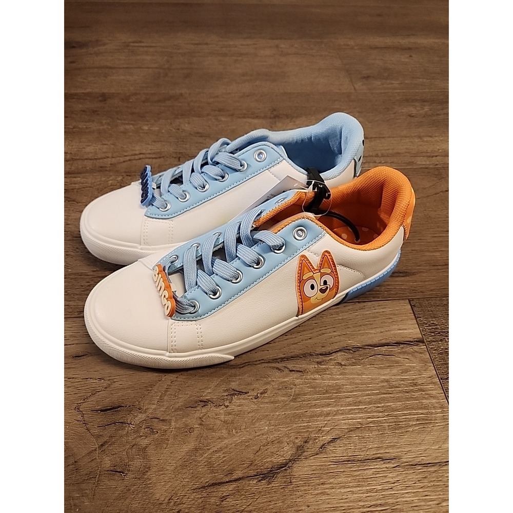Ground Up‎ Women's - Bluey and Bingo Court Sneakers Tennis Shoes  - Size 8 New